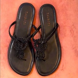 Talbots braided strap sandals